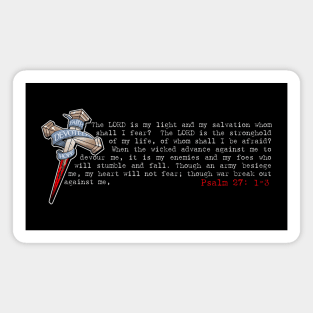 Psalm 27:1-3 Magnet